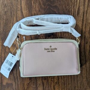 Kate Spade Blush and Beige Crossbody Bag